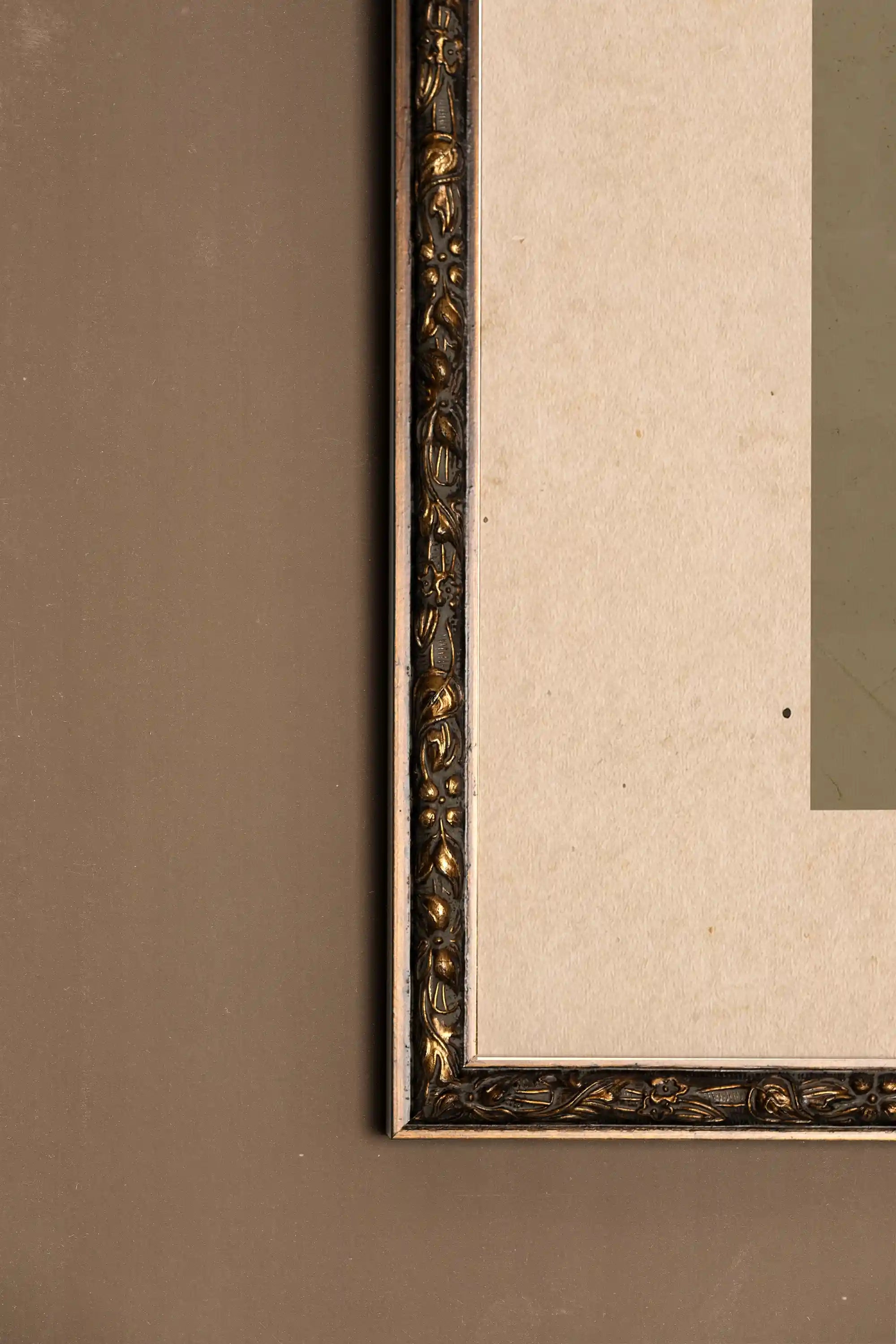 STILL POINTS, Oeuvre sur toile rigide, encadré Vintage Bronze