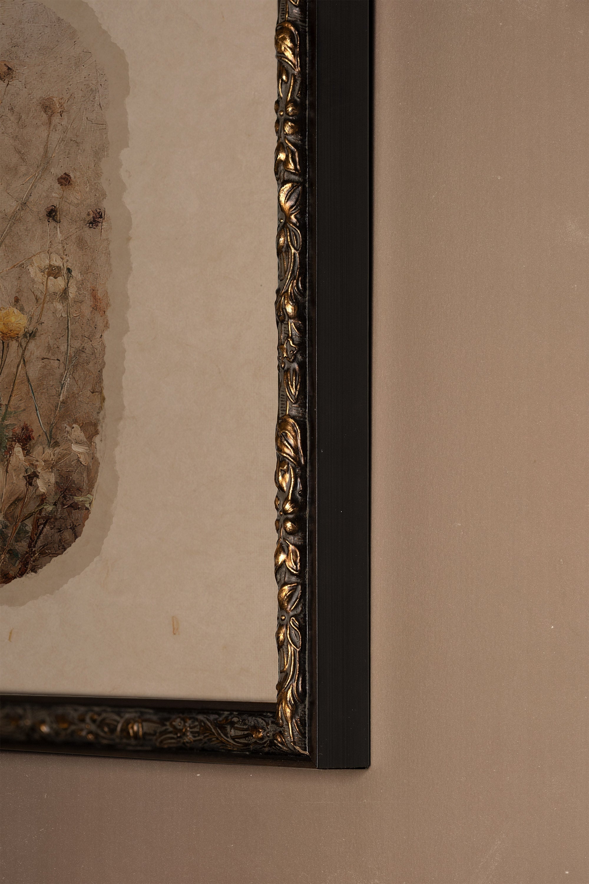 AGED BEAUTY, Oeuvre sur toile rigide, encadré Vintage Bronze