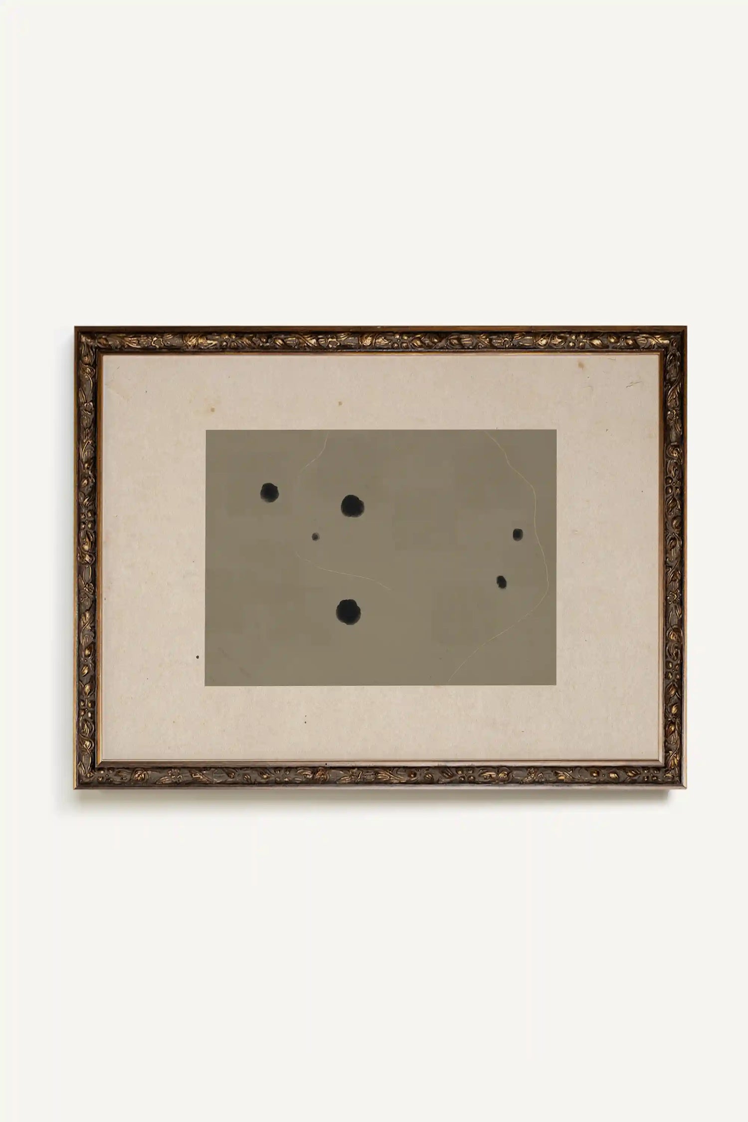STILL POINTS, Oeuvre sur toile rigide, encadré Vintage Bronze