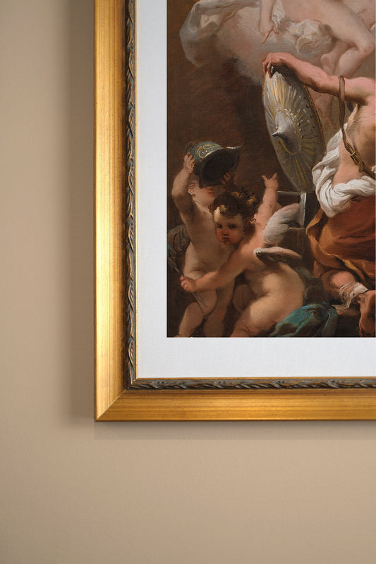 L'ÉVEIL DES ANGES, VINTAGE GOLD FRAME