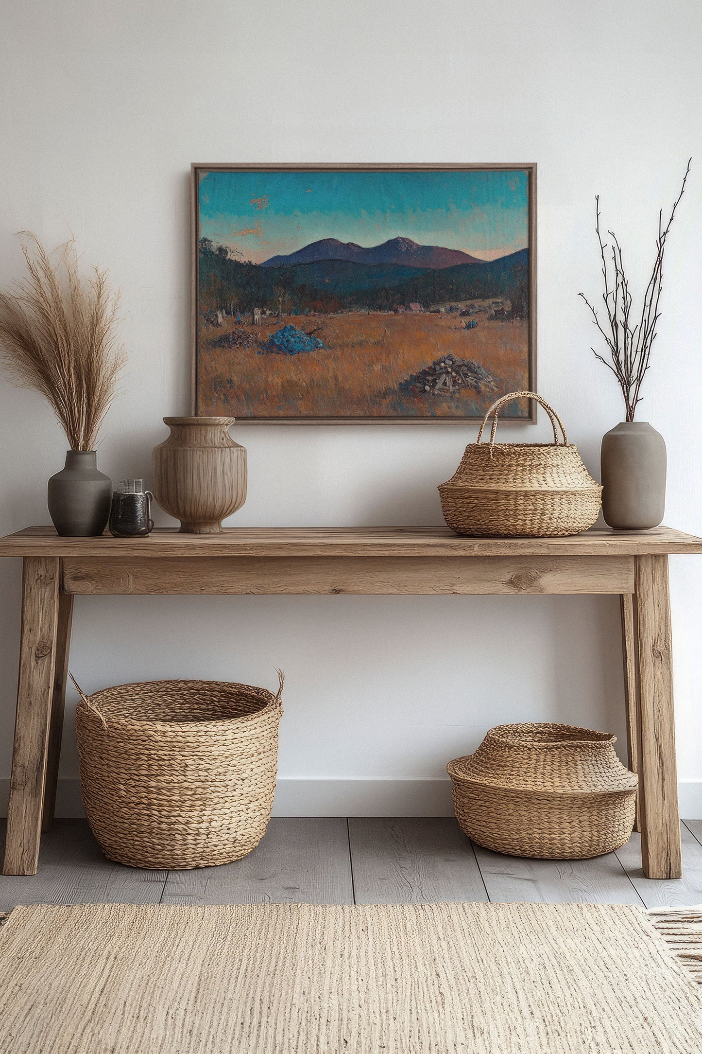 EVENING HARVEST, Work on stretched canvas