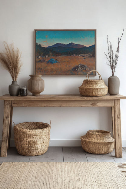 EVENING HARVEST, Work on stretched canvas