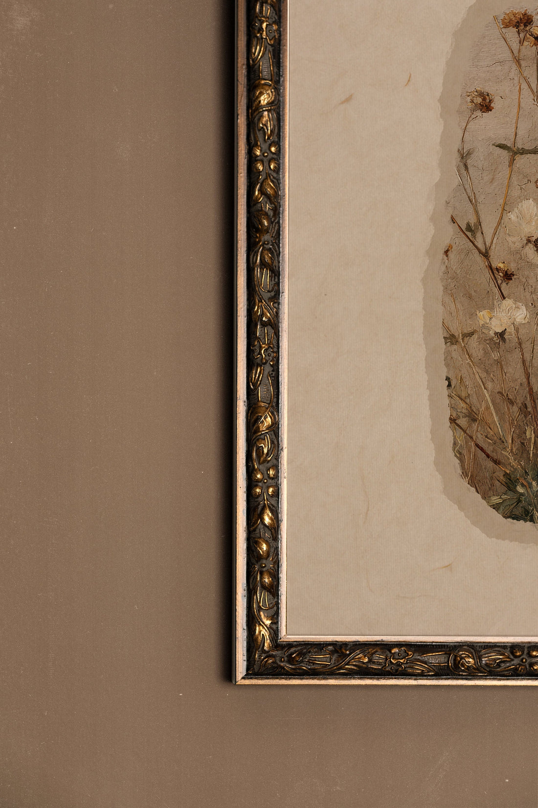 AGED BEAUTY, Oeuvre sur toile rigide, encadré Vintage Bronze