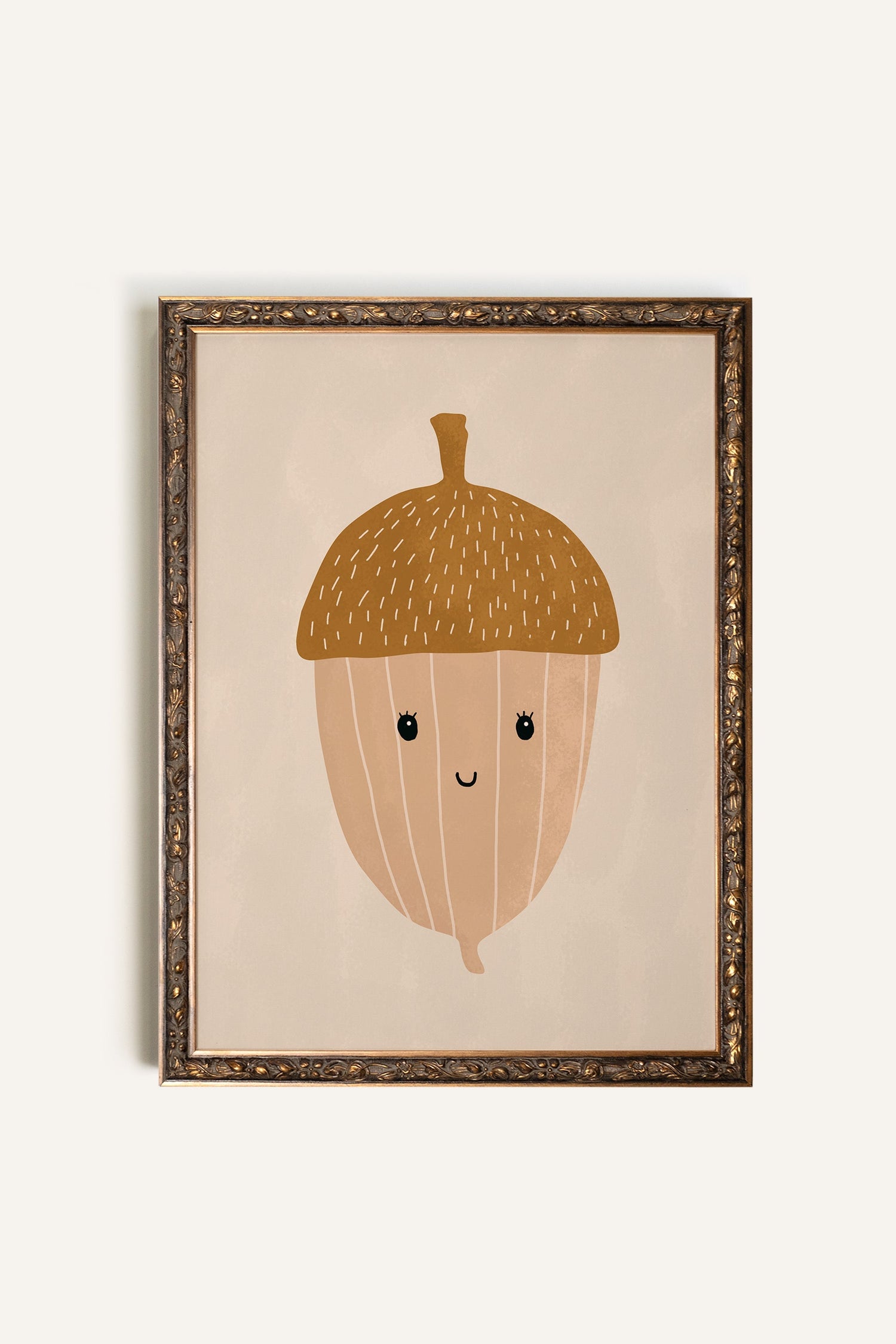 NOISETTE DOUCE, Artwork on rigid canvas, framed in Vintage Bronze
