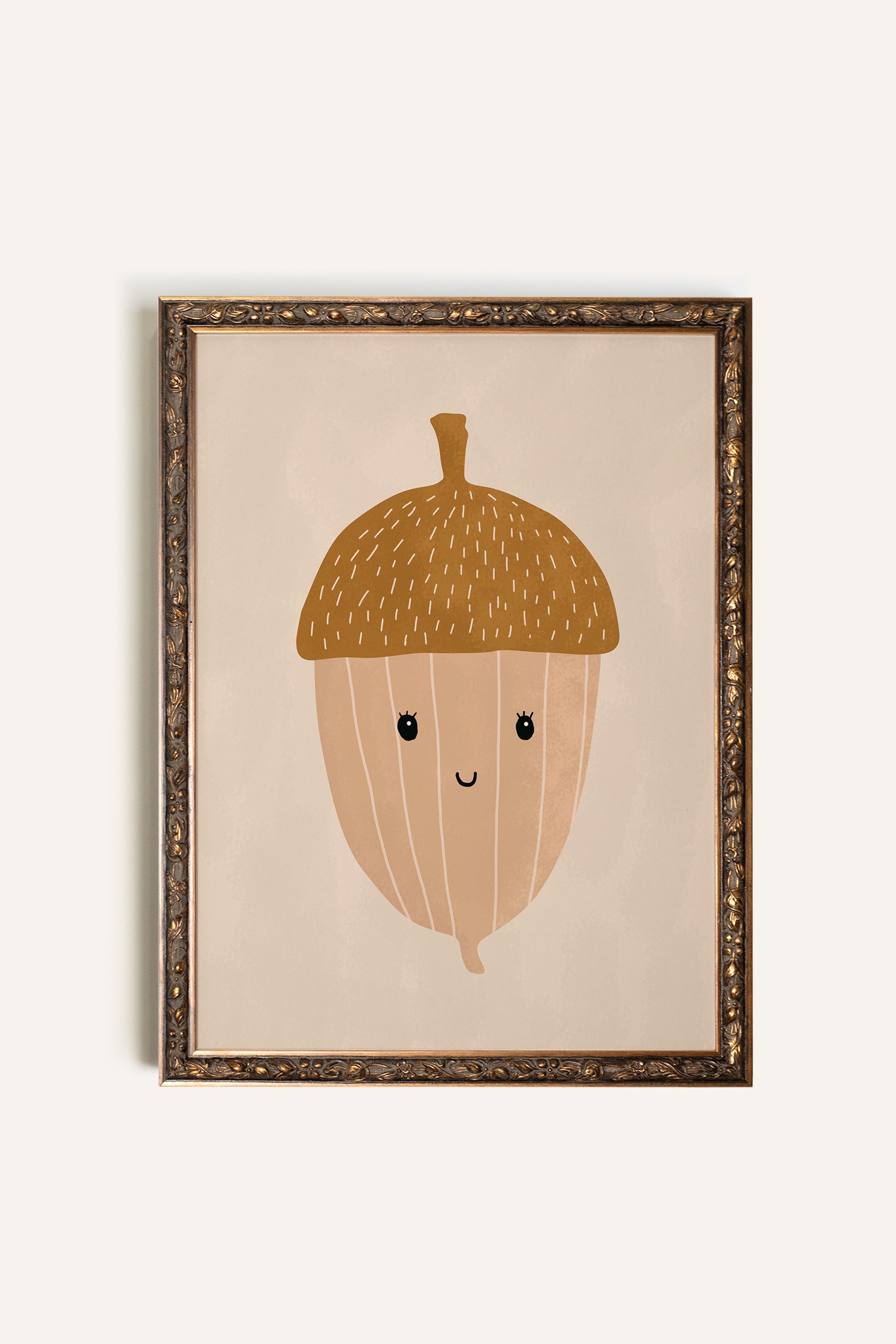 NOISETTE DOUCE, Artwork on rigid canvas, framed in Vintage Bronze
