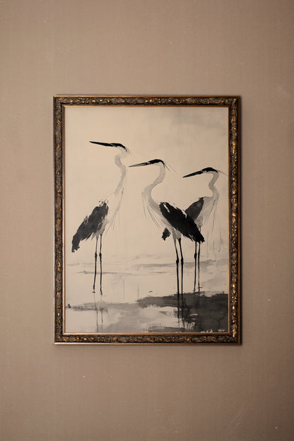 CELESTIAL REFLECTION, VINTAGE BRONZE FRAME