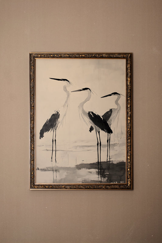CELESTIAL REFLECTION, VINTAGE BRONZE FRAME