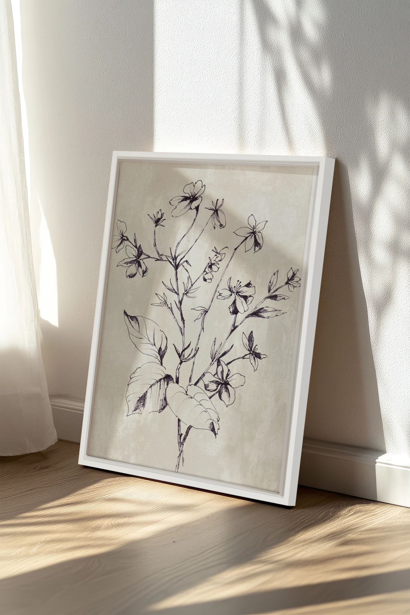 Petal Lines, Oeuvre sur toile étirée