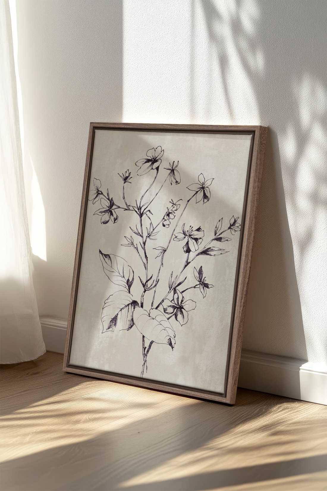 Petal Lines, Oeuvre sur toile étirée