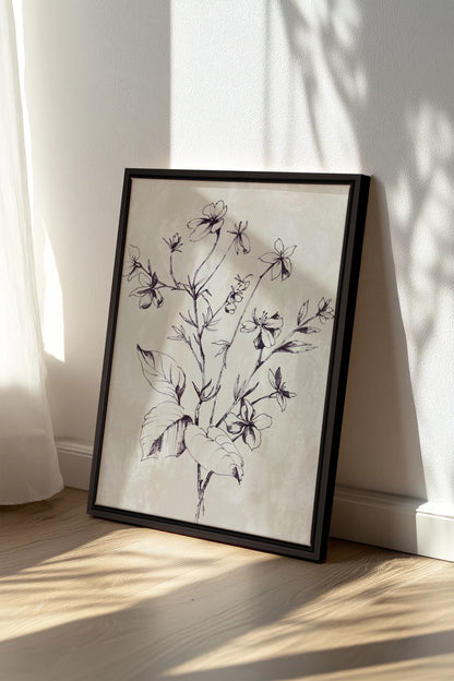 Petal Lines, Oeuvre sur toile étirée