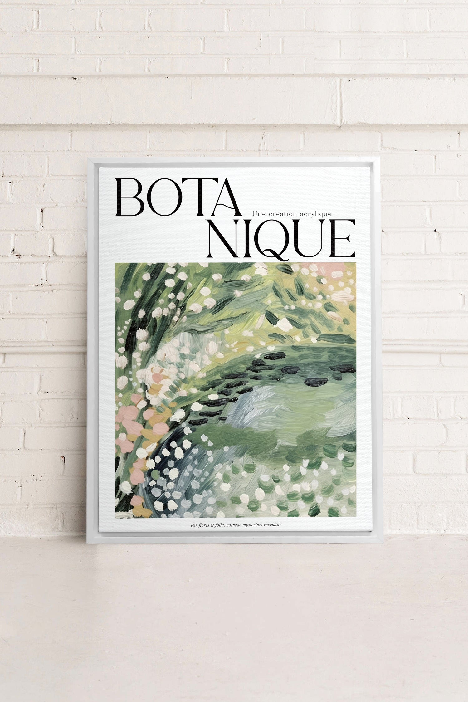 MYSTERIUM, Oeuvre sur toile étiré