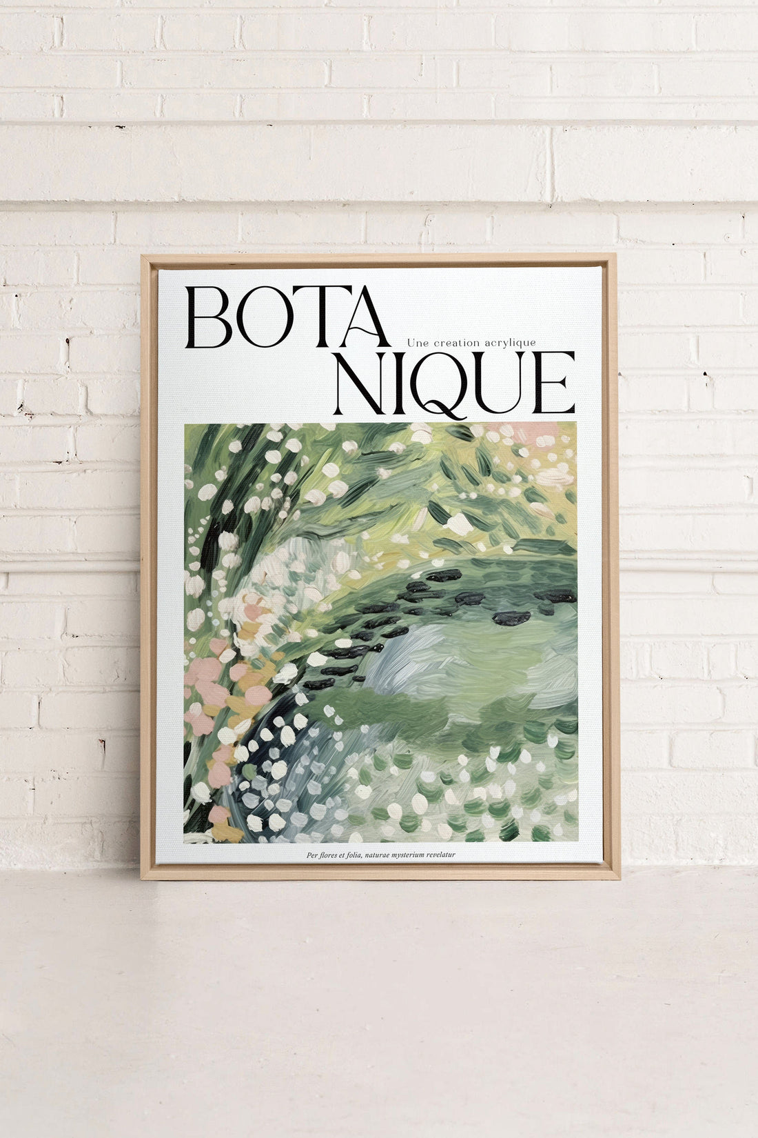 MYSTERIUM, Oeuvre sur toile étiré