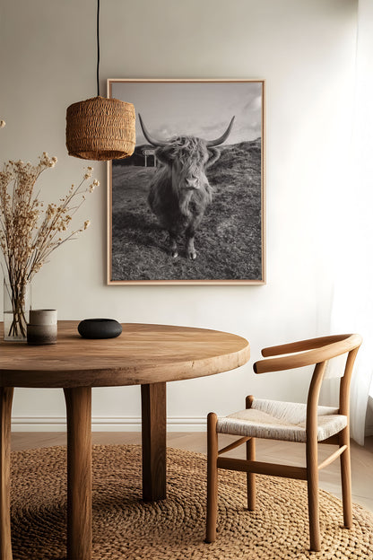 ROUTE SAUVAGE, Oeuvre sur toile étiré