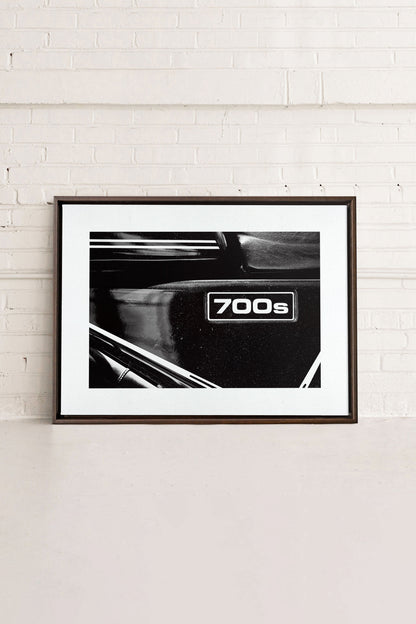 FAST LANE, Artwork on stretched canvas, framed in Walnut Brown