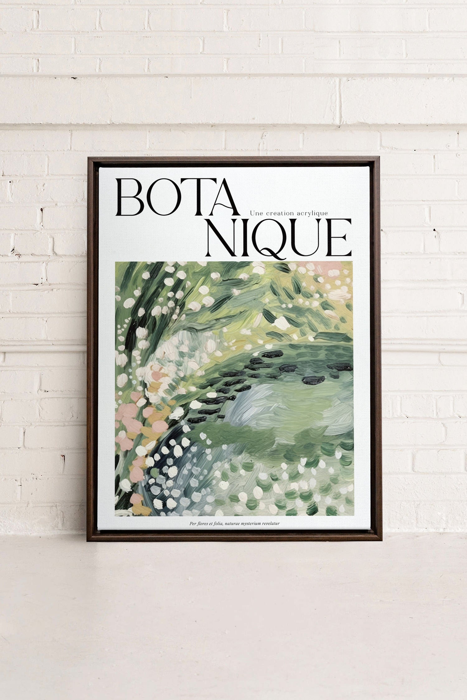 MYSTERIUM, Oeuvre sur toile étiré