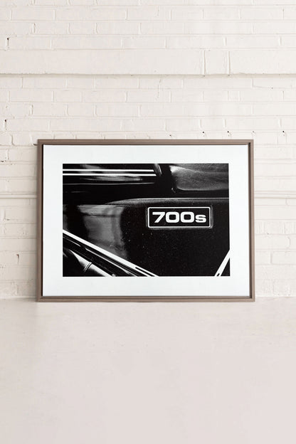 FAST LANE, Oeuvre sur toile étirée, encadré Brun Chêne