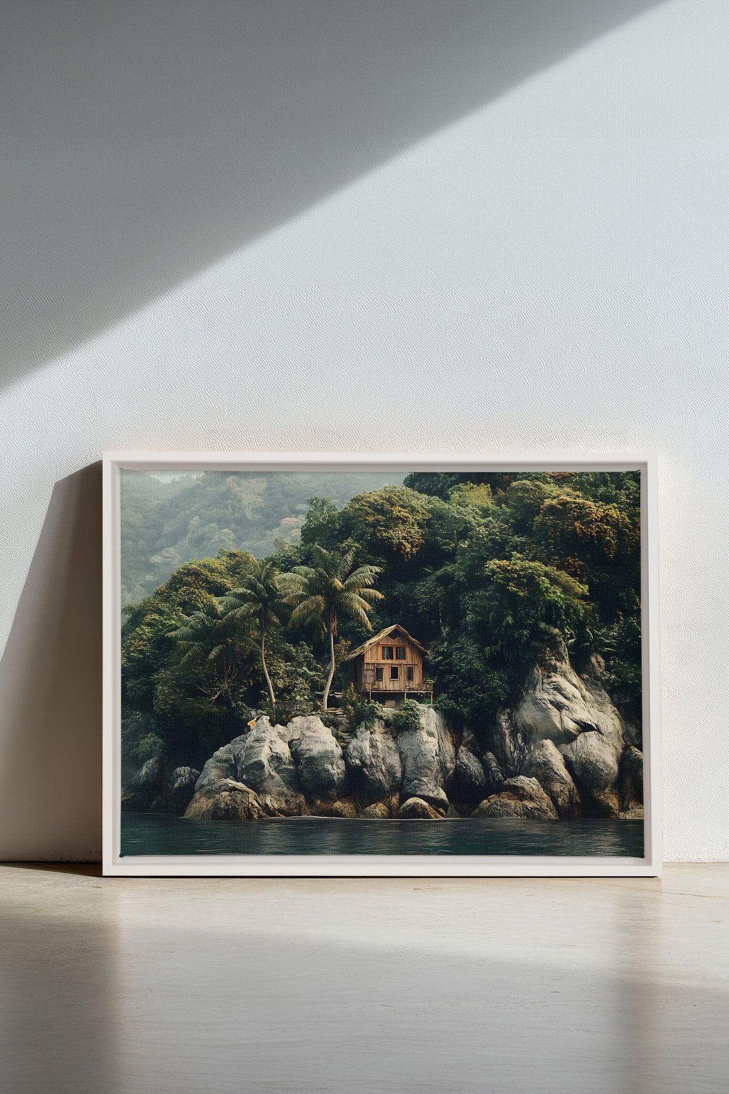 REFUGE TROPICAL, Work on stretched canvas