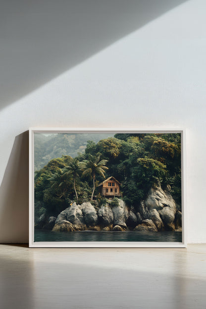 REFUGE TROPICAL, Work on stretched canvas