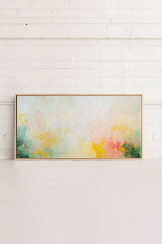 DYNAMIC BLOOM, Oeuvre sur toile étirée