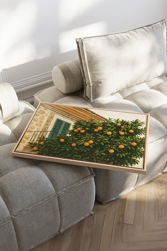ÉTÉ EN PROVENCE, Work on stretched canvas