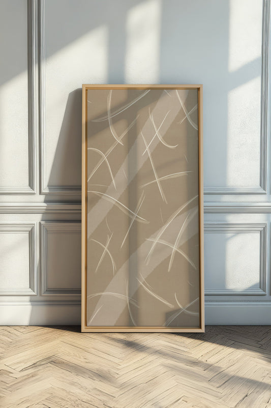 LUMINOUS LINES, Work on stretched canvas