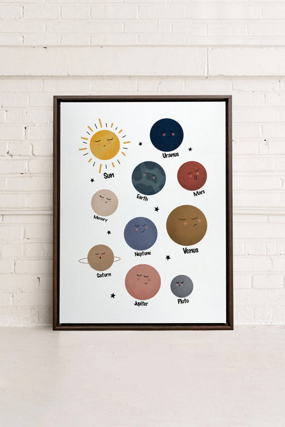 PLANETS, Work on stretched canvas