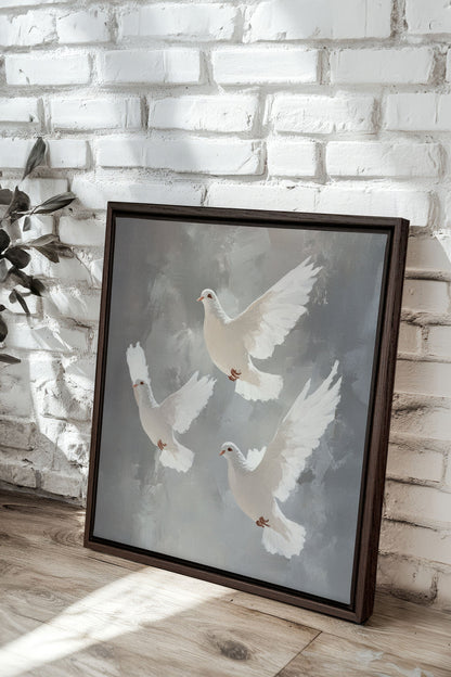 VOILE D'AZUR, Work on stretched canvas