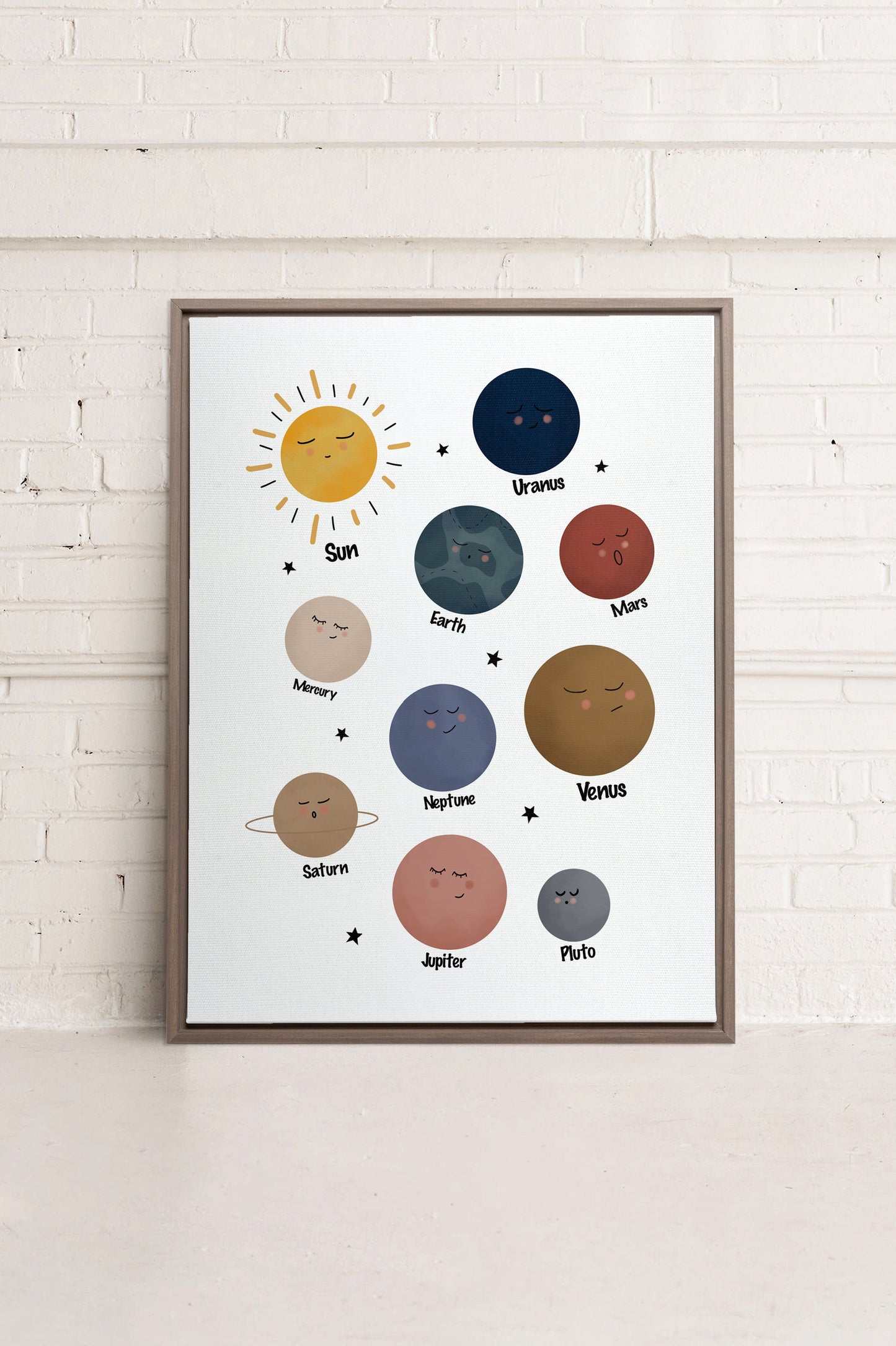 PLANETS, Work on stretched canvas