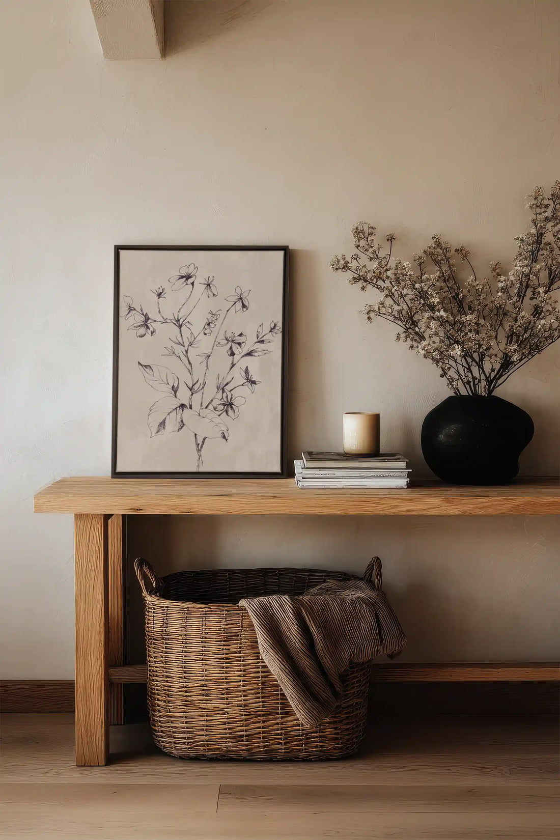 Petal Lines, Oeuvre sur toile étirée