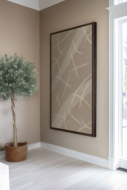 LUMINOUS LINES, Work on stretched canvas