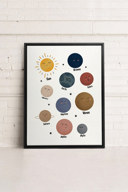 PLANETS, Work on stretched canvas