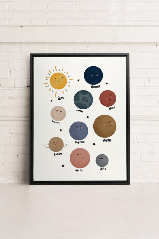PLANETS, Work on stretched canvas