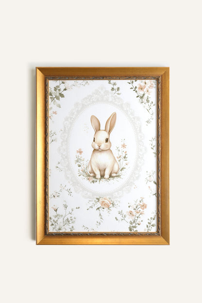 LAPIN DOUCEUR, CADRE VINTAGE OR
