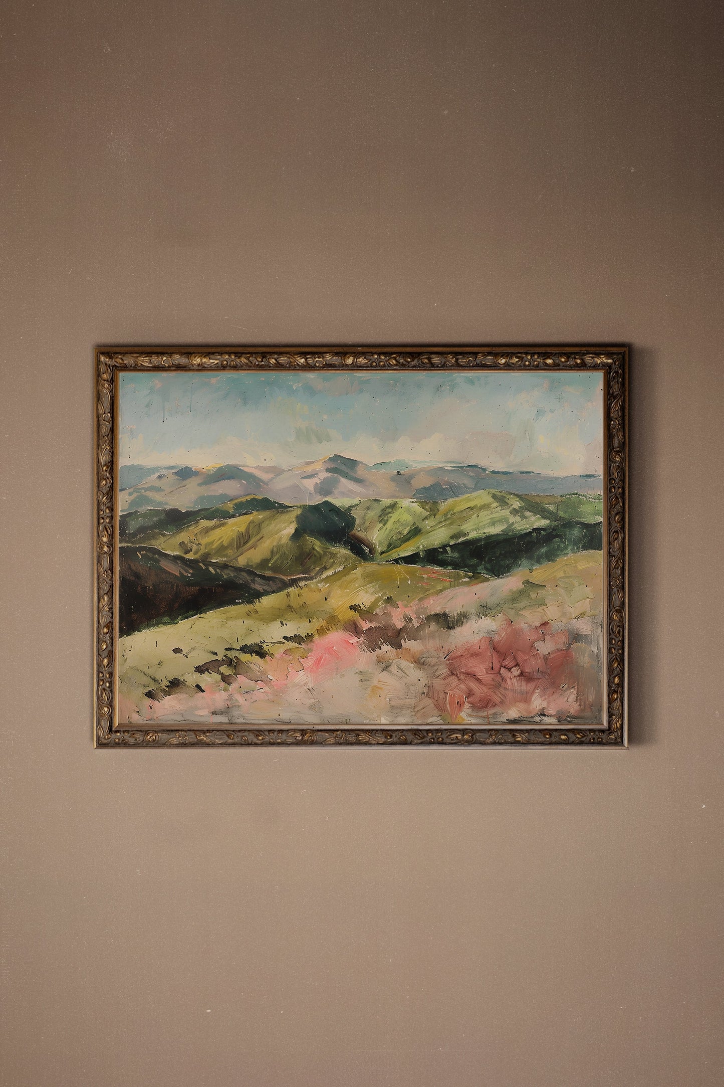ÉCHOS DU VENT, CADRE VINTAGE BRONZE