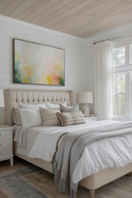 DYNAMIC BLOOM, Oeuvre sur toile étirée