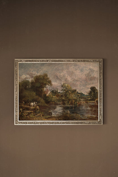 L'ART DES PAYSANS, VINTAGE SILVER FRAME