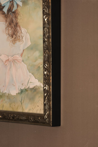 DOUCE ENFANCE, CADRE VINTAGE ARGENT