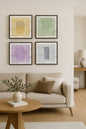 PASTEL QUATUOR (4 works on stretched canvas)