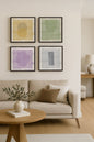 PASTEL QUATUOR (4 works on stretched canvas)
