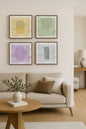 PASTEL QUATUOR (4 works on stretched canvas)