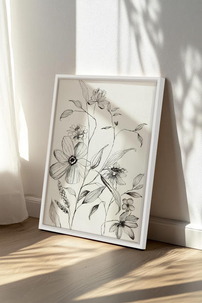 Ink Meadow, Oeuvre sur toile étirée