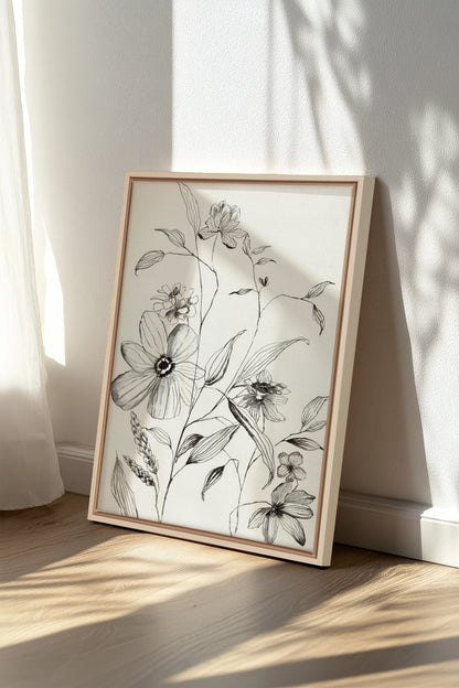 Ink Meadow, Oeuvre sur toile étirée
