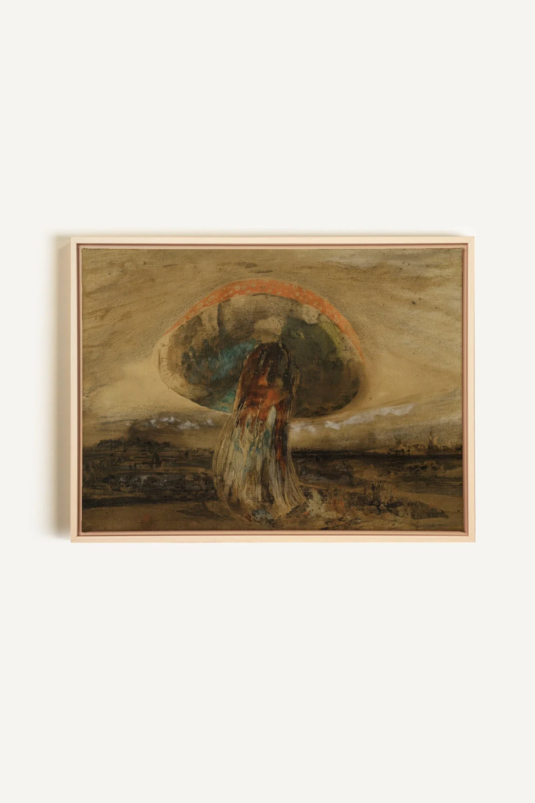 ROOTED DREAM, Oeuvre sur toile étirée, encadré Naturel Clair