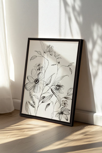 Ink Meadow, Oeuvre sur toile étirée