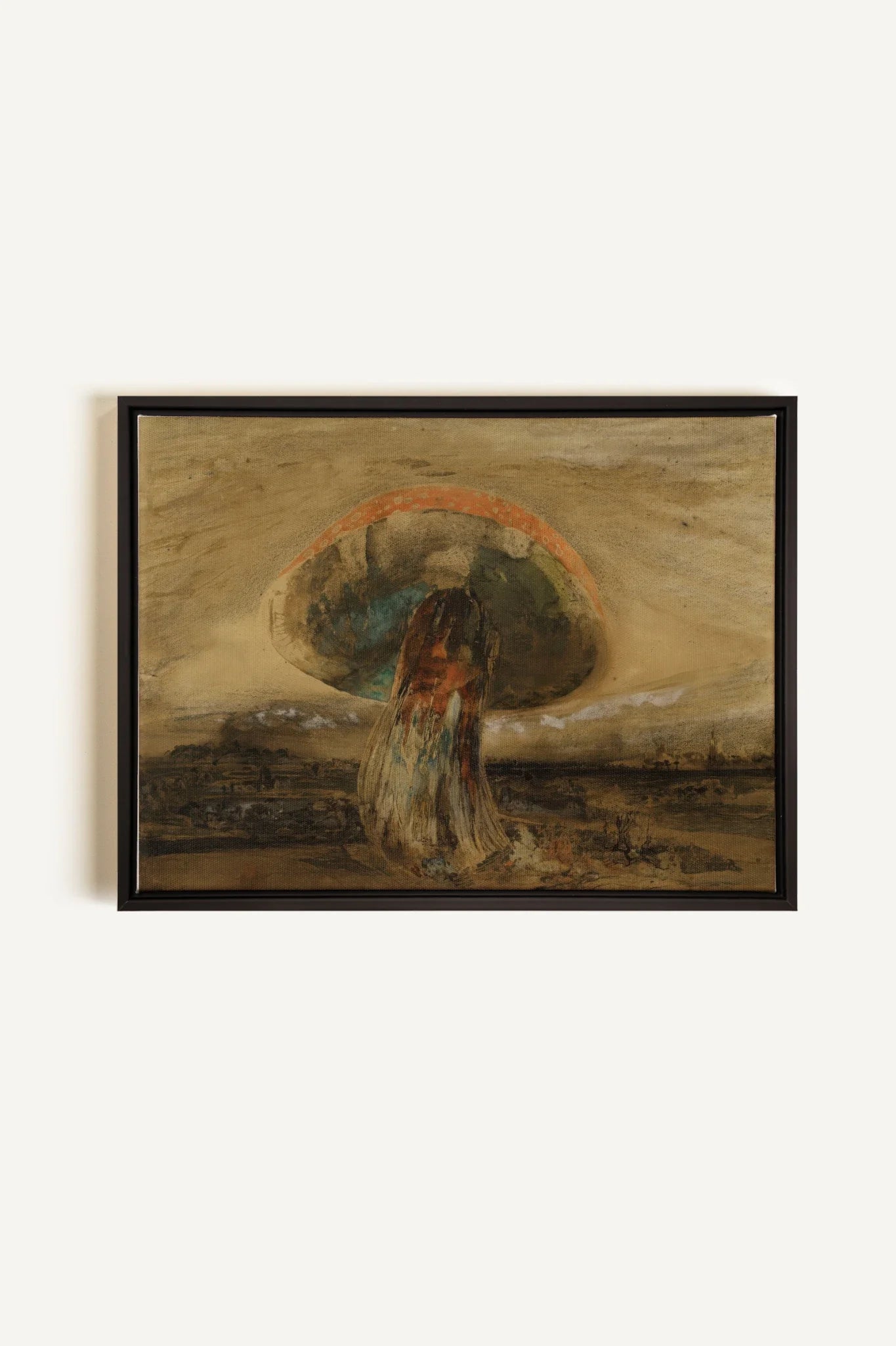 ROOTED DREAM, Artwork on stretched canvas, framed in black