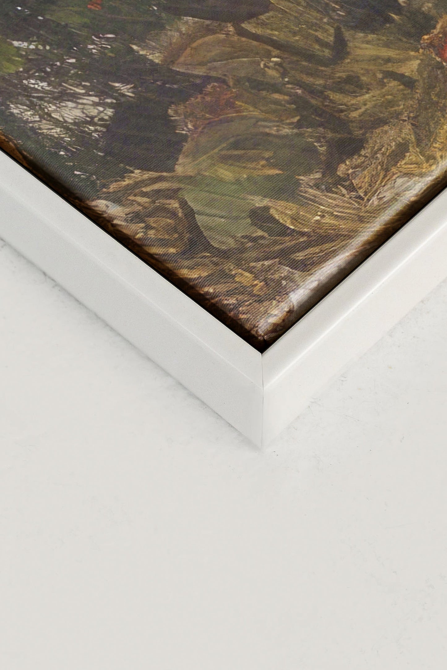 Austrian Alpenglow, Work on stretched canvas