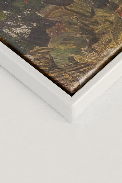 Austrian Alpenglow, Work on stretched canvas