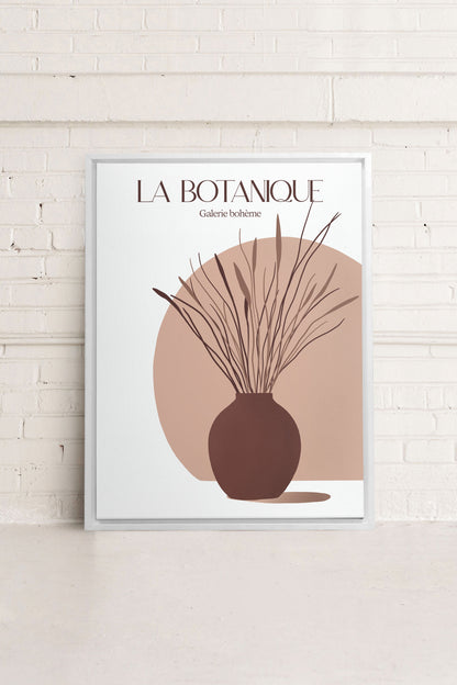 OLEKA CANVAS - GALERIE BOHÈME, Oeuvre sur toile étirée, encadré Blanc