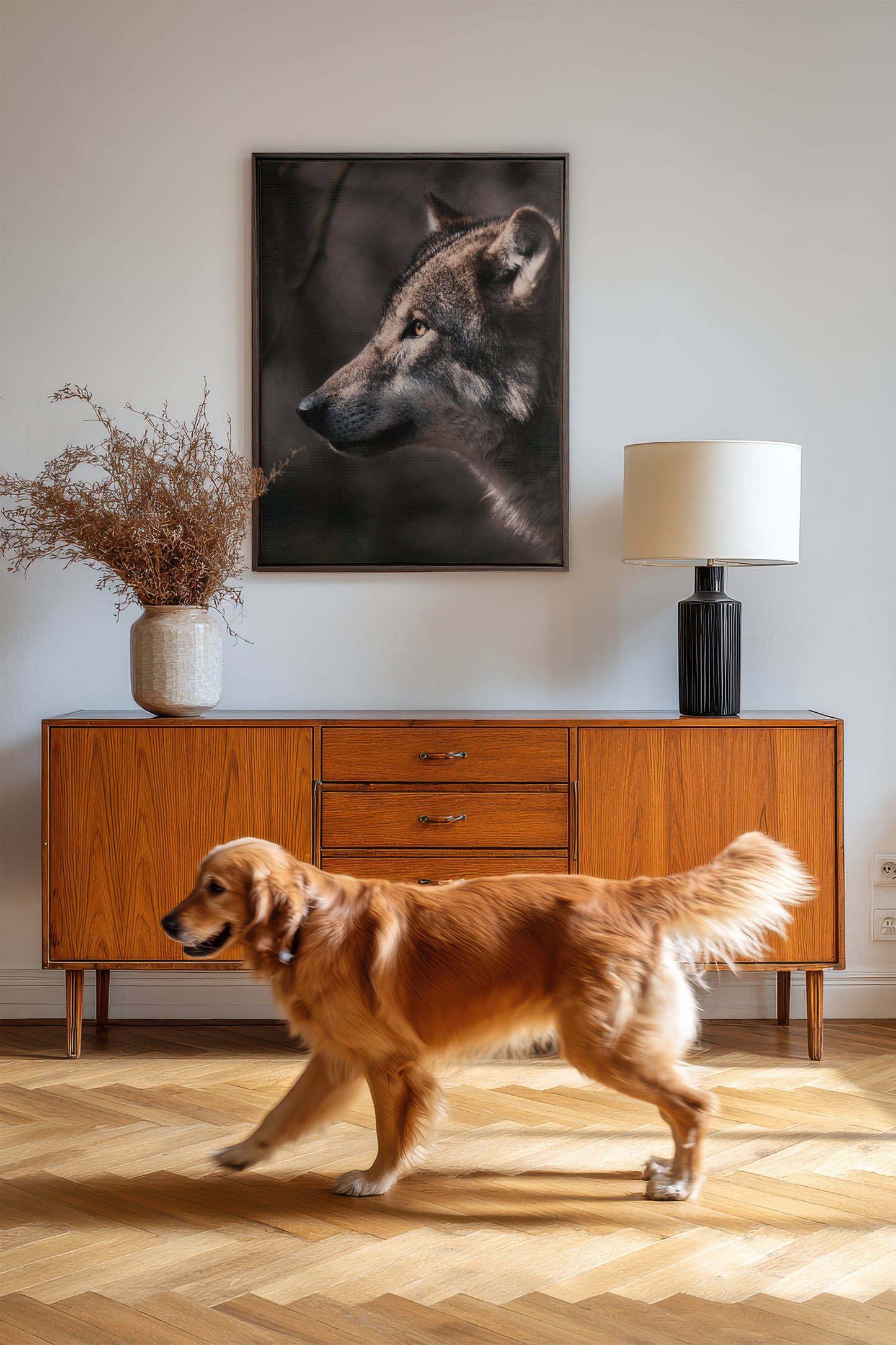 SILENT HUNTER, Oeuvre sur toile étiré