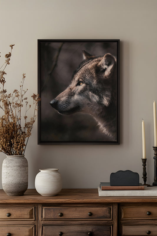 SILENT HUNTER, Oeuvre sur toile étiré